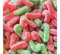 Christmas Pick N Mix Sweets - Reindeer, Christmas Trees, Elves, Penguins, Snowy Mix, SnowFlex (Candy Canes, 100g)