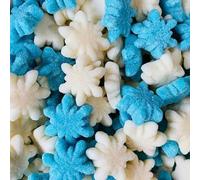 Christmas Pick N Mix Sweets - Reindeer, Christmas Trees, Elves, Penguins, Snowy Mix, SnowFlex (Snowflakes, 100g)