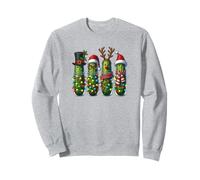 Christmas Pickle Caroling - Jingle All The Brine Funny Sweatshirt