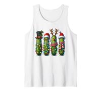 Christmas Pickle Caroling - Jingle All The Brine Funny Tank Top