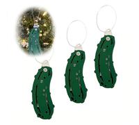 Christmas Pickle Money Holder Ornament,Pickle Christmas Tree Ornament Money Holder,Wooden Christmas Cash Gift Storage,Pickle Tradition Xmas Tree Pendant,Pickle Christmas Decoration Pendant (3)
