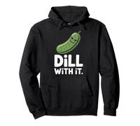 Christmas Pickle With Colorful Holiday Lights Pullover Hoodie