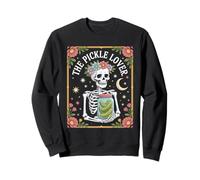 Christmas Pickle With Colorful Holiday Lights Sweatshirt