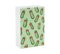 Christmas Pickles Portable Cigarette Cases Plastic Cigarettes Holder Box Personalized Smoking Accessories for Indoor Outdoor