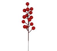 Christmas Picks Artificial Red Berries Ornaments For Christmas Tree DIY Crafts Wreath Garland Decor Decorations for Wedding (Red, One Size)