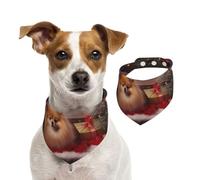 Christmas Picture Dog Bandanas,Summer Bandanas for Dogs Washable Adjustable Dog Triangle Scarf Bibs Cute Pet Bibs for Medium Large Dogs Puppy and Cats Small