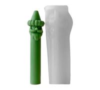 Christmas Pillar Silicone Mold Santa Clause Temperature Resistant for Soap Home Decoration Christmas Craft Silicone