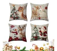 Christmas Pillowcase,Home Decoration Pillowcase,Snowmen Pillows Cushion Case | for Living Room Bedroom Chair Den Kid Room Dorm Apartment Yoga Holiday