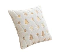 Christmas Pillowcase | Washable Christmas Tree Pillowcase | 3D Embroidery Pillows Cushion Case,for Chair Sofa Living Room Dorm Apartment Den Kid Room Yoga Holiday (White-C)