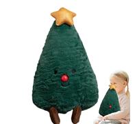Christmas Pillows,Christmas Tree Cushion, Plush Christmas Plush Pillows, Cute Plush Pillow, Sofa Ornament, Christmas Decorative Pillows for Winter Home Decoration