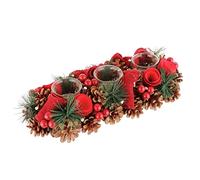 Christmas Pine Cone Tea Light Holder Candle Jar Table Centrepiece (BG21)