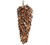 Christmas Pine Cones Decoration, Wood Foam Pinecone Pendant Ornaments For Home Accent Christmas Tree Decor(A)