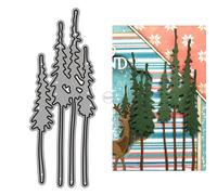Christmas Pine Trees Metal Cutting Dies for Card Making