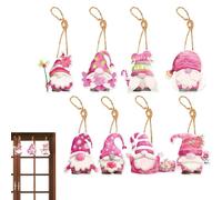 Christmas Pink Pendants, Christmas Tree Pendant Decorations | Santa Pink Christmas Pendants, Cute Vintage Christmas Decorations, Christmas Accessories for Door, Tree and