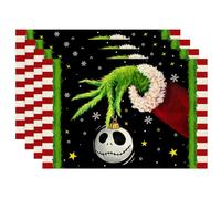 Christmas Placemats Table Mats Winter Holiday Decor and Decor New Year Xmas Decor Christmas Decorations for Party