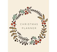 Christmas planner: Simple Christmas organizer notebook - Holiday season planner - 76 pages - 8 x 10 inches