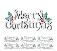 Christmas Plate Hanging Letter Merry Door 12pcs Sign