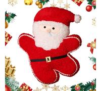 Christmas Plush - and Soft Doll | Padded Decorative Cushions for Living Room, Bedroom, Sofa, Bed, Car, Festive Winter Accessories, Comfortable Toy for Kids, Party Gift