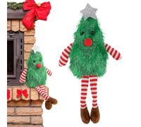 Christmas Plush Doll | Long Legs Holiday Decoration Soft Plush Christmas Tree Figurine,Soft Festive Light Up Figure Decor for Office Desktop Home Table Centerpiece Fireplace School Classroom