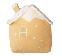 Christmas Plush - Gingerbread Man House Soft Doll | Stuffed Holiday Toy for Christmas, Nursery, Sofa, Desktop, Home, Office, or Car | Cute Plush Cushion for Boys, Girls, Adults, and Holiday Decoration