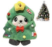 Christmas Plush Hanging Mini Christmas Tree Panda Stuffed Animal for Xmas Tree Bag Keychain - Panda Stuffed Animal Plush