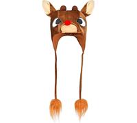 Widmann 09772 Plush Reindeer Hat Unisex - Adult, 17/11/2019, Brown, One Size