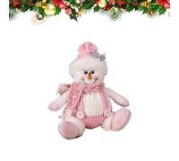 Christmas Plush Santa,Pink Figure Ornament,Christmas Plush Santa Doll Pendant - for Mantel Patio Garden Shelves Bookshelf Windowsill Table Desk Nights