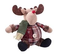Christmas Plush Toy - Cute Santa Snowman Deer Shaped Doll For Kids, Santa Plush, Soft Holiday Plushs Decoration, Cuddly Seasonal Stuffed Animal Gift, Eco-Friendly Plushs Material | Christmas Bedr