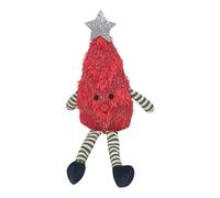 Christmas Plush Toys, Stuffed Doll Tree, 12.6x3.54 Inches Soft Figure, Multi Purpose Compact Adorable Festive, Holiday Decoration for Kids, Indoor, Travel, Playtime, Home and Shelf, Multicolor