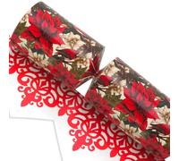 Christmas Poinsettia | William Morris | Makes 6 Large Crackers | Make Your Own