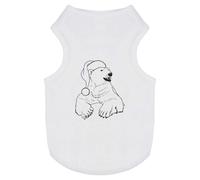 'Christmas Polar Bear' Pet Dog/Cat T-Shirt (PT00083634)