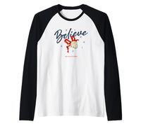 Christmas Polar Express Believe Raglan Baseball Tee