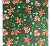 Christmas Polycotton Fabric 4 Patterns Sold Per Metre 114cm Wide - Fat Quarter