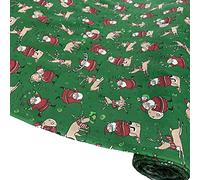 Christmas Polycotton Fabric - Twenty Four Patterns - Sold Per Metre 112 cm Wide - Xmas PC-11, ONE - METRE