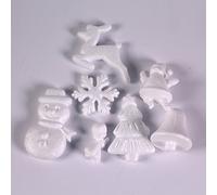 Christmas Polystyrene Styrofoam Shapes Make Your Own Festive Decorations Pack of 35 by BCreative ®