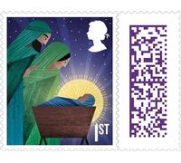 Christmas Postage Stamps 25x 1st Class Stamps (Sheet of 25) Royal Mail Stamps Barcoded QR Code Postage Stamps 1st Class UK Stamps for Christmas Cards Stamps 1st Class Letter Stamps First Class Stamps