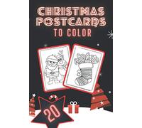 Christmas Postcards to Color: Gift for Family and Friends | Handmade Tear-Out Coloring Cards | Create Your Own Blessings | Book for Adults and Kids