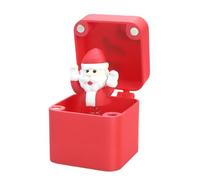 Christmas Prank Box - Funny Santa Claus Novelty Gift, Holiday Joke Present Container, Festive Money Holder | for Party Favors Stocking Stuffer Kids Adults Family Friend Game