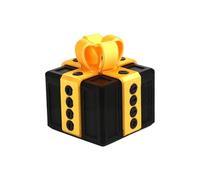 Christmas Prank Gift Box, Annoying Present Boxes, Annoying Gift Box Tabletop Ornament, Colorful 3D Printed Prank Decor, Interactive Desktop Artifact for Gifting & Decor