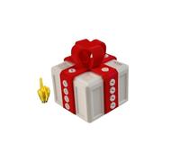 Christmas Prank Gift Box, Middle Finger Surprise Gift Box, Annoying Funny 3D Printed Screw Boxes, Annoying Boxes with Middle Finger, Stress Relief Prank Present for Friends Coworkers