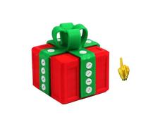 Christmas Prank Gift Box, Middle Finger Surprise Gift Box, Annoying Funny 3D Printed Screw Boxes, Annoying Boxes with Middle Finger, Stress Relief Prank Present for Friends Coworkers