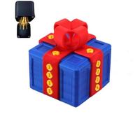 Christmas Prank Gift Box, Middle Finger Surprise Gift Box, Annoying Funny 3D Printed Screw Boxes, Annoying Boxes with Middle Finger, Stress Relief Prank Present for Friends Coworkers