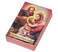 Christmas Prayers Wallet Card Assortment Bible Scripture, 54 Cards Per Pack