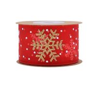 Christmas Printed Ribbons Holiday Ribbons Wedding Party Decoration Ribbon for Seasonal Decorations Party Decoration
