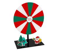 Christmas Prize Wheel - Tabletop Roulette Spinner | Dry Erase spinings Wheels | Spinners For Carnival | Wheell Of Fortune For Party Birthday Wedding Games Shows And Carnival Events Home Parties