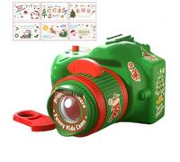 Christmas Projection Camera for Kids,Children Early Education Projector Night Light Xmas Toy with 3/6/12 Pattern Christmas Theme Scene for Kids,Christmas Party Decor Ornament