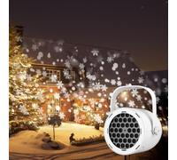 Christmas Projector LED Lights,Projector Lamp Waterproof Projection Light Led Snowflake Snowman Light for Xmas Holiday Party Decorations Garden Indoor & Outdoor