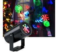 Christmas Projector Lights 36 Slides Moving Patterns Christmas LED Projector Lights Snowflake Projector Lights for Indoor Outdoor Birthday Party Wedding Garden Patio Christmas Decoration (UK)