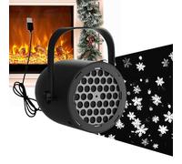 Christmas Projector Lights Outdoor - Ambient Lighting For Christmas Decorations | Snowflake Projection LED Projector | For Garden Patio Porch Wall Ceiling Bedroom Living Room