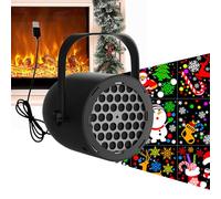 Christmas Projector Lights Outdoor - LED Snowflake Lamp | Holiday Projector Light for Garden, Yard, Patio, Porch, Wall, Ceiling, Bedroom, Living Room, Party and New Year